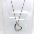 thumbnail image 2 of Pre-Owned Tiffany Open Heart Necklace Silver Elsa Peretti 22mm 925 TIFFANY&Co. Top Ladies (Like New), 2 of 10
