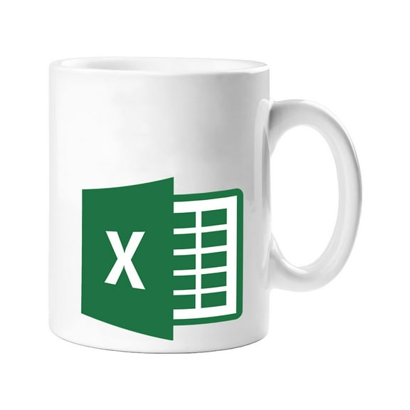 XKHAZA Funny Excel Coffee Mug, Spreadsheet Excel Cup, Gifts for CPA CFO Coworkers Accounting Boss Friends, Novelty Gifts for Birthday Christmas New Year Men Women