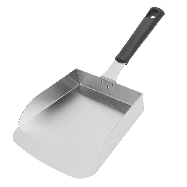 Plaque de Cuisson, Plaque de Cuisson en Acier Inoxydable Résistante à la Chaleur Grande avec Poignée pour Sauté