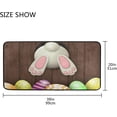 thumbnail image 3 of SKYSONIC Easter Bunny Eggs Kitchen Rug Non-Slip Bath Rug Doormats Anti Fatigue Runner Comfort Floor Mat 39 x 20 Inch, 3 of 7