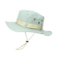 thumbnail image 2 of Unisex Wide Brim Bucket Hat Boonie Sun Hat Fishing Hiking Outdoor Casual Wear, 2 of 4