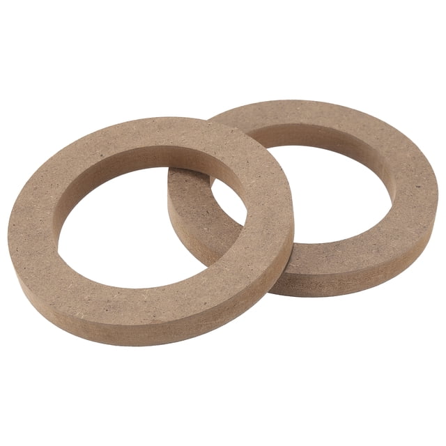 2 Piezas 4" Universal Madera Coche Caqui Altavoz Subwoofer Espaciador Anillos