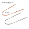 thumbnail image 3 of Graflsoa Stainless Steel Tongue Scraper for Fresh Breath, Oral Hygiene Tool, Silver or Rose Gold, Durable & Anti-Rust Design, 3 of 6