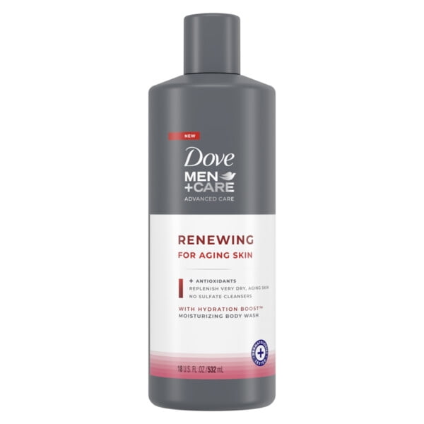 Dove Men+Care Advanced Care Body Wash Body Cleanser For Dry, Aging Skin