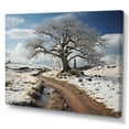 thumbnail image 2 of Designart "Meadow Horizon With A Road" Meadow Canvas Art Print, 2 of 7