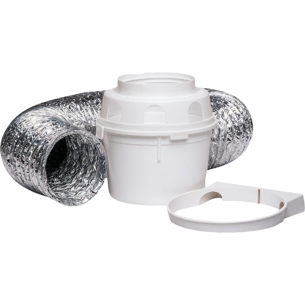 Dundas Jafine White Indoor Electric Dryer Vent Kit (5-Piece) TDIDVKZW