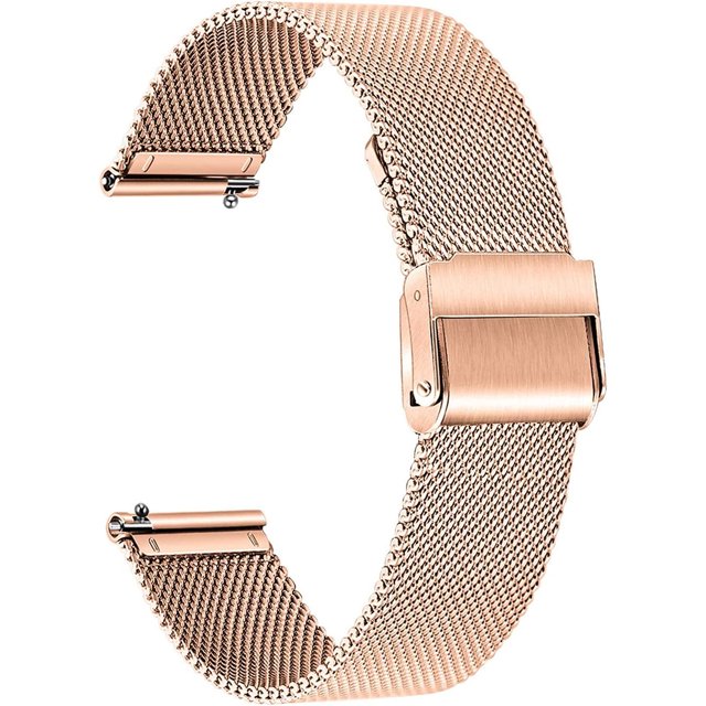 14/16/18/20/22mm Universal Milanese Watchband Quick Release Watch Band Mesh Stainless Steel Strap Wrist Belt Bracelet Silver Rose gold 16mm
