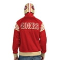 thumbnail image 2 of Men's Pro Player Scarlet/Gold San Francisco 49ers Helmet Full-Zip Hooded Track Jacket, 2 of 4