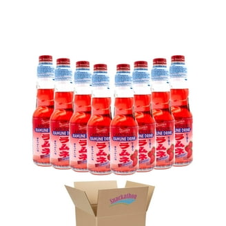 JFC International Soda Ramune Strawberry 6.76 fl oz (Pack Of 12