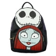 thumbnail image 3 of The Nightmare Before Christmas Jack Skellington and Sally Mini Backpack Purse 10", 3 of 6