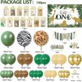 thumbnail image 5 of Wild One Birthday Decorations for Boys Jungle Theme First Safari Party High Chair Banner Baby Shower Balloon Garland Kit, 5 of 6