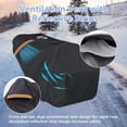 thumbnail image 5 of HOMEYA 600D Heavy Duty Snow Blower Cover, Outdoor Snow Thrower Cover Two Stage Waterproof UV Protector, Black, 5 of 8