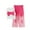 Hot Pink, variant on Girls Bow Embroidered Top with Distressed Jeans Casual Two-Piece Set Sporty Outfit for Tweens