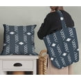 thumbnail image 5 of Soimoi Blue Fabric - By the Yard - 42 Inch Wide - Stripe & Diamond Geometric Print Fabric - Modern and Chic Fusion for Stylish Creations Printed Fabric, 5 of 6