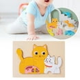 thumbnail image 2 of HILABEE Cartoon 3D Puzzle Educational Toy Learning Toys Building Blocks Cognitive, 2 of 7