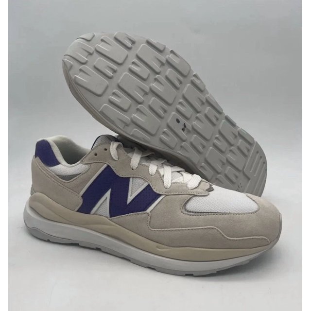 NWOB New Balance 57/40 Low Men's Size 15 Casual Shoes Sea Salt Purple M5740SB1