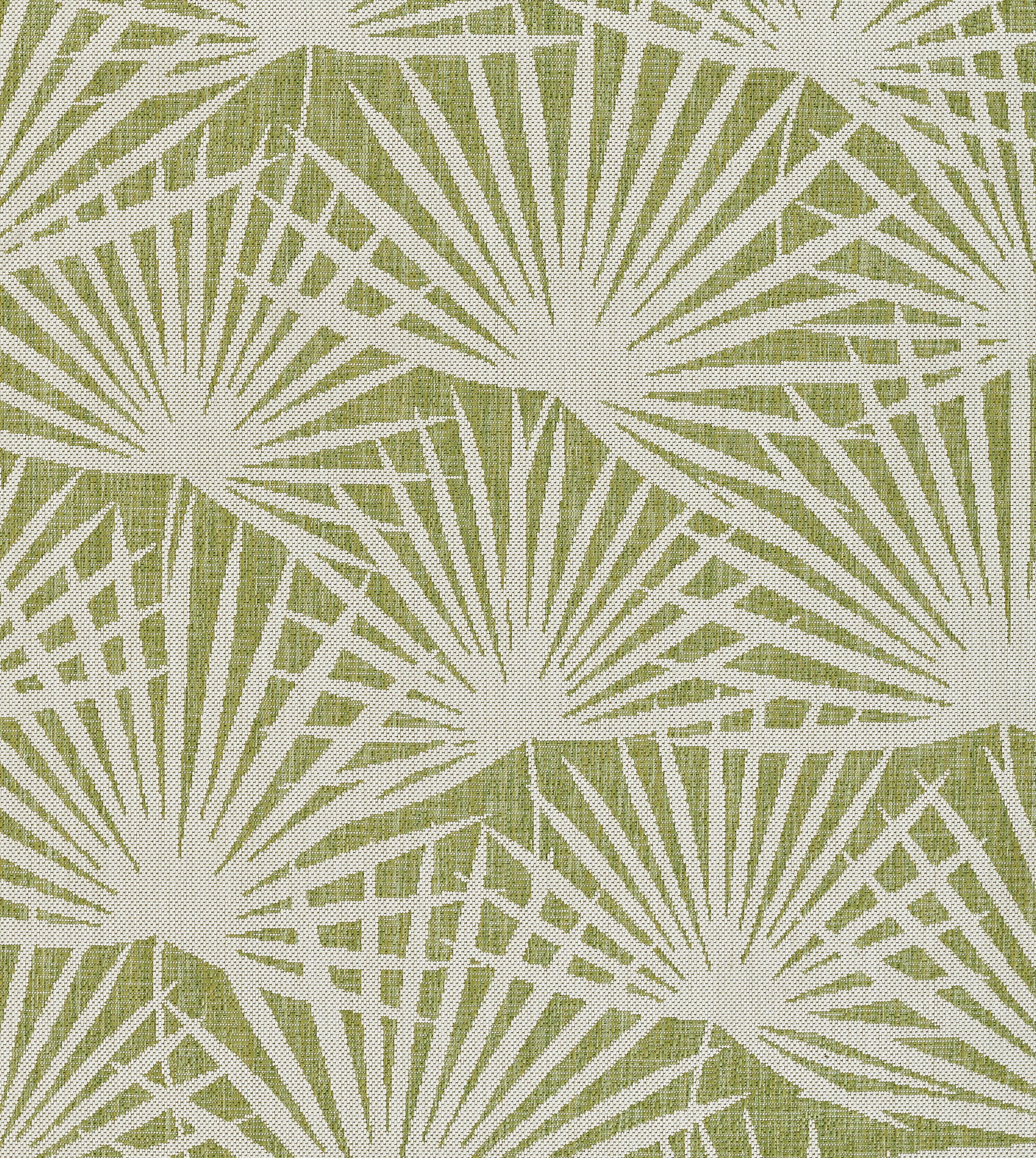 Novogratz by Momeni Villa Sorrento Green Indoor Outdoor Rug 5'3" X 7'6"