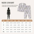 thumbnail image 5 of Uemuo Lavender Flowers Pattern Womens Pajama Sets,PJ Set for Women,Pajamas for Women Logo,Long Sleeve Pajama Set for Women,Soft Long Sleeve Top With Pants-Large, 5 of 9