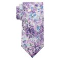 thumbnail image 1 of Corbata de algodón floral LHXzizizi skinny 145x6 cm morada, 1 of 6
