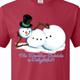 thumbnail image 4 of Inktastic Sassy Snowman The Weather Outside is Delightful T-Shirt, 4 of 5