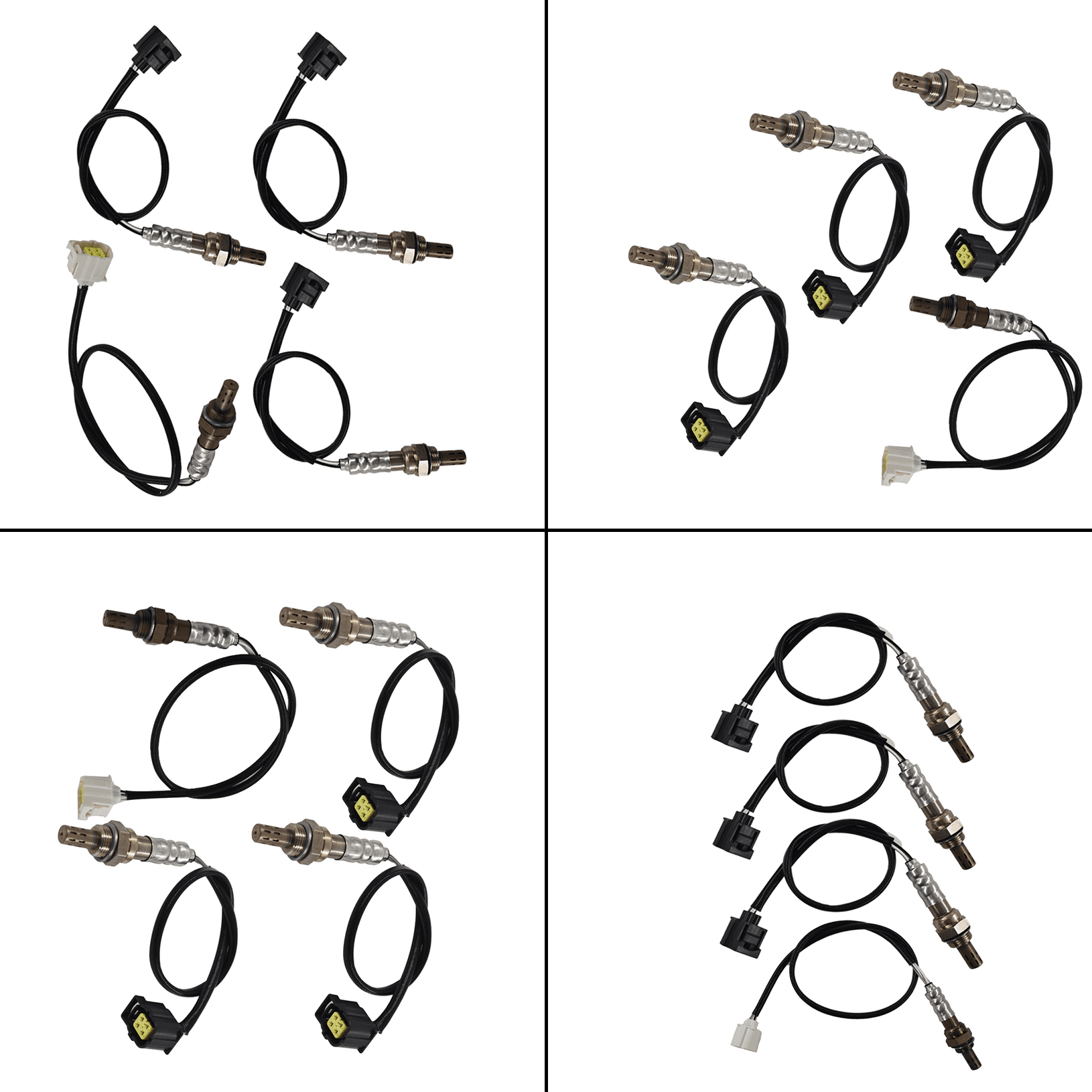 LABLT 4pcs Upstream+ Downstream Oxygen Sensor for 2002 2003 Jeep Liberty V6 3.7L