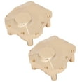 thumbnail image 4 of Brass Front Rear Axle Cover Fit for SCX10 III AX103007 1/10 Car Model Accessory, 4 of 8