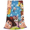 thumbnail image 2 of Toy Story Throws - Manta de felpa de varios tamaños, supersuave, de tela con superficie vertical, acogedora y cálida, adecuada para cama, sofá, camping, viajes, para todas las estaciones, ligera, 152, 2 of 8