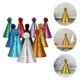 thumbnail image 2 of KAKOWELY 10 gorros brillantes para fiesta de cumpleaños, gorros cónicos brillantes para niños, gorros reutilizables de colores para baby showers, bodas y celebraciones festivas., 2 of 4