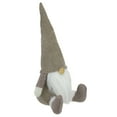 thumbnail image 6 of Northlight Plush Sitting Gnome with Corduroy Hat Christmas Figure - 10" - Brown and White, 6 of 6