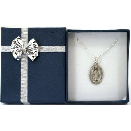 Jewelry Gift Boxes Walmart Adorable Sterling Silver Miraculous Medal Pendant With 60 Box Chain Jewelry Gift Boxes Walmart Adorable Sterling Silver Miraculous Medal Pendant With 60 Box Chain