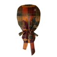 thumbnail image 6 of LNZGNM Halloween Women's Scrub Caps, Twist Knot Head Wrap, with Printed Pattern, Stretchy and Easy for Everyday Style, Bad Hair Days, and Casual Wear,Saffron(One Size), 6 of 6