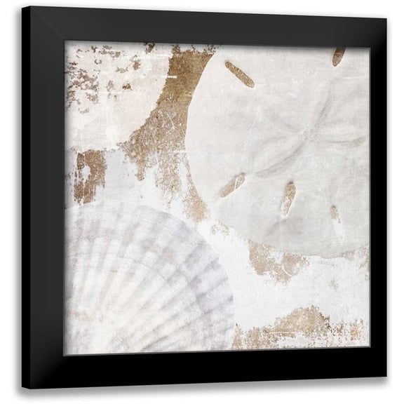 Orlov, Irena 12x12 Black Modern Framed Museum Art Print Titled - White Shells I