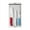 Blue/White/Red, variant on Kyocera Advanced Ceramic Revolution 3 Piece Knife Set with 5.5" Santoku, 4. 5" Utility and 3" Paring Knife, Black/White