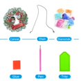 thumbnail image 2 of Corona Bricolaje 5D Pared Con Diamantes Navideños (#5), 2 of 8