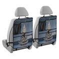 thumbnail image 2 of WOBOGO Christmas Tree Backseat Car Organizer Footed Universal Car with Touch Screen Tablet Holder Rear Seat Protector, 2 of 7