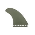 thumbnail image 4 of Surfboard Fins Single Tabs T1 Size Fins ArmyGreen/White Color Fiberglass New Design Surf Surf Tri Set Fins, 4 of 5