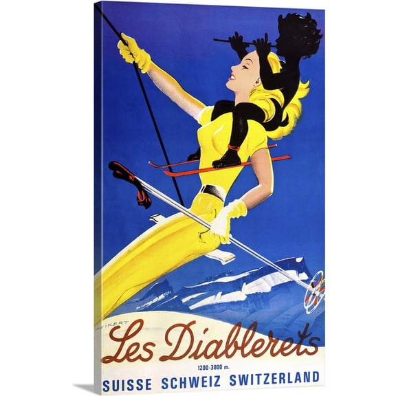 Great BIG Canvas | "Diablerets" Canvas Wall Art - 20x30