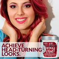 thumbnail image 6 of Punky Vermillion Red Semi Permanent Conditioning Hair Color, Vegan, PPD and Paraben Free, lasts up to 25 washes, 3.5oz, 6 of 6