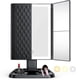 thumbnail image 1 of Trifold Vanity Mirror with LED Lights, 1x/2x/3x Magnification, Touch Screen, 3 Color Modes, Travel Makeup Mirror for Grooming & Makeup, 1 of 5