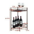 thumbnail image 3 of InRoom Furniture WR1388 19 x 13 x 25 in. Wine Rack, Bronze, 3 of 6