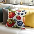 thumbnail image 3 of SHANXI Fruit Pillow Covers Pillowcases Home Decor Bed Couch Sofa Office Living Room Cushion 20x20in, 3 of 5