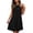 Black, variant on ClodeEU Women's Halter Sleeveless A-Line Mini Dress, Casual Summer Dress Army Green,Women's Plus L
