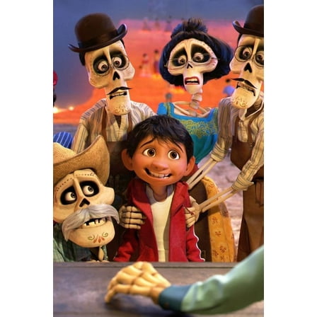 5D Coco Diamond Painting Kits for Adults DIY Rhinestone Embroidery Set Paint with Diamonds Art by Number Kits Cross Stitch Home Wall Craft Decoration 12X16 inch