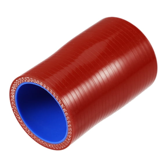 38-42mm 1.5"-1.7" ID Straight Silicone Reducer Hose Silicone Hose Coupler Intercooler Tube Red for Car