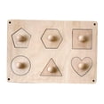 thumbnail image 2 of Milaget Busy Board DIY Accessories Material Early Educational Teaching Props Basic Skill Geometry Shape, 2 of 9