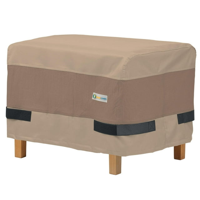 Classic Accessories Duck Covers Elegant 40" Housse de table d'appoint/ ottoman Rectangulaire