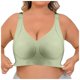 thumbnail image 2 of Sujetador deportivo sin aros ajustable color nude para mujer - Sin aros de acero, tallas grandes, 2 of 7