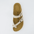 thumbnail image 3 of Cushionaire Luna Cork Footbed Sandals for Women – Comfortable Slip-On Women's Shoes with Genuine Suede Footbed & Arch Support | Slides for Women, 3 of 21