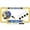 gold, variant on [Officially Licensed Product] - United States Air Force, USAF - Domed Custom-Made Personalized Narrow (Thin) Top 4 Hole Metal Car License Plate Frame with Free caps - Gold (Quantity: 1 Frame)