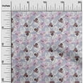 thumbnail image 2 of oneOone Velvet Grayish Purple Fabric Travel Craft Projects Decor Fabric Printed By The Yard 58 Inch Wide, 2 of 4